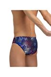 MEN'S ARENA KIKKO PRO SWIM BRIEFS ERKEK YÜZÜCÜ MAYOSU / BLUE-RED