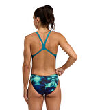ARENA BAYAN YÜZÜCÜ MAYOSU WOMEN'S ARENA HERO CAMO SWIMSUIT CHALLENGE BACK 005915650 YZM UK BEDEN