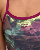 ARENA BAYAN YÜZÜCÜ MAYOSU WOMEN'S ARENA HERO CAMO SWIMSUIT CHALLENGE BACK 005915450 YZM UK BEDEN