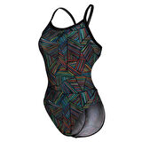 Overview Swimsuit Challeng Kadın Siyah Yüzücü Mayosu 006636550