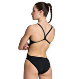 Swimsuit Challenge Back Si Kadın Siyah Yüzücü Mayosu 007129900