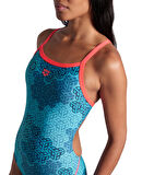 ARENA Kadın YÜZÜCÜ MAYOSU WOMEN'S ARENA CAMO KIKKO SWIMSUIT CHALLE 007160480 YZM