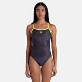 Arena Camo Kikko Swimsuit Challe Kadın Yüzücü Mayosu-007160