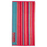 Beach Towel Multistripes II Unisex Kırmızı Antrenman Havlu 007302200