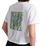 Crop Tee Printed Kadın Günlük Stil T-Shirt 007391100