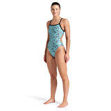 Escape Swimsuit Challenge Back Kadın Siyah Yüzücü Mayosu 007739580