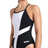 Diamond Swimsuit Lightdrop Back Kadın Siyah Yüzücü Mayosu 007757510