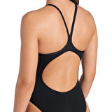 Diamond Swimsuit Lightdrop Back Kadın Siyah Yüzücü Mayosu 007757510