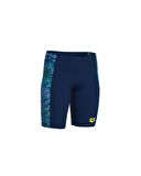 Arena Boy's Ondulation Swim Jammer Navy Multi Erkek Çocuk Yüzücü Mayosu 008170750