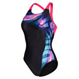 Dreamhline Swimsuit V Back Kadın Siyah Yüzücü Mayosu 008328500