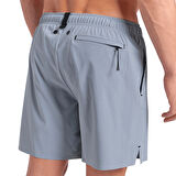 Evo Beach Boxer Solid Erkek Gri Deniz Şortu 006060570