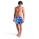Water Prints Beach Erkek Mavi Deniz Şortu 007159720