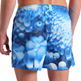 Water Prints Beach Erkek Mavi Deniz Şortu 007159720