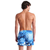 Water Prints Beach Erkek Mavi Deniz Şortu 007159720