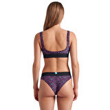 Monogram Elastic Bralette Kadın Siyah Yüzücü Bikini 009389550