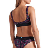 Monogram Elastic Bralette Kadın Siyah Yüzücü Bikini 009389550