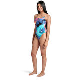 Water Prints Swimsuit Kadın Çok Renkli Yüzücü Mayosu 009398301