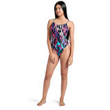 Water Prints Swimsuit Kadın Çok Renkli Yüzücü Mayosu 009398501