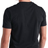 Water Prints Erkek Siyah Günlük Stil T-Shirt 009403500