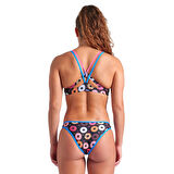 Donuts Bandeau Kadın Siyah Yüzücü Bikini 009462590