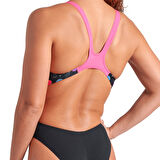 Contour Swimsuit Swim Tech Back Kadın Siyah Yüzücü Mayosu 009463595