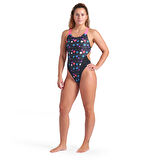Contour Swimsuit Swim Tech Back Kadın Siyah Yüzücü Mayosu 009463595
