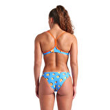 Ducks Swimsuit Bandeau Kadın Mavi Yüzücü Bikini 009467530