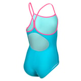 Swimsuit Light Drop Solid Çocuk Mavi Yüzücü Mayo 005919899