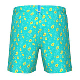 Water Prints Beach Erkek Yeşil Deniz Şortu 007153860