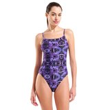 Water Prints Swimsuit Kadın Mor Yüzücü Mayo 009398905