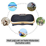 Robx E02 Vibration 2d Yüksek Titreşimli Tüm Vücut Hızlı Yağ Yakma Ve Zayıflama Spor eğzersiz aleti