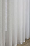 Gauze Fabric Design FOLDED KETEN PLUS KREM YÜKSEK KALİTELİ EKSTRAFORLU TÜL PERDE 100 x 250