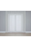Gauze Fabric Design FOLDED KETEN PLUS KREM YÜKSEK KALİTELİ EKSTRAFORLU TÜL PERDE 150 x 260
