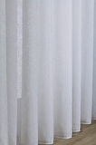 Gauze Fabric Design FOLDED KETEN PLUS BEYAZ YÜKSEK KALİTELİ EKSTRAFORLU TÜL PERDE 100 x 250