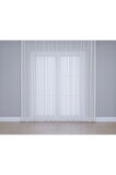 Gauze Fabric Design Folded KETEN PLUS BEYAZ TÜL PERDE 100 x 270