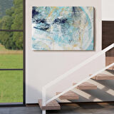 Fütüristlik Soyut Dekoratif Kanvas Duvar Tablosu-3471