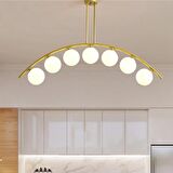 Fralde 7 Li Gold Modern Mutfak Cafe Restoran için Uygun Retro Salon Avize