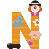 Nessiworld Palyanço Ahşap Harf N