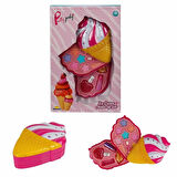 Nessiworld  Dondurma Şekilli 2 Katlı Makyaj Güzellik Seti