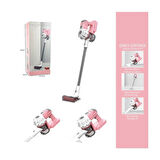 Nessiworld LS8807C - Vardem Dikey Elektrik Süpürgesi Pembe 3 in1  Kapalı Kutu