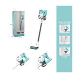 Nessiworld LS8807Q Vardem Dikey Elektrik Süpürgesi  Kapalı Kutu Yeşil-Gri  3 in1