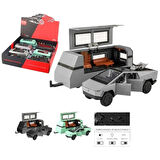 Nessiworld XHD-B3230-Vardem Çek Bırak Işıklı ve Sesli Truck Model Karavan 1:32