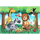 Nessiworld Ahşap Eğitici Puzzle 12 Parça