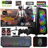 Xaser Delux X51 Ryzen 5 7500F 16GB DDR5 Ram 512GB M.2 NVMe SSD 8GB RTX4060 23.8" 180Hz Masaüstü Oyuncu Bilgisayarı