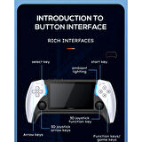 Ozmik Proje X taşınabilir cep Video oyunu konsolu 10.000+ oyunlar  game console MP4 Video Player