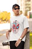 Spider-man Miles Morales Baskılı Tişört, Erkek-Kadın Oversize Spiderman Yazılı T-shirt