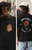 Hogwarts Gryffindor Sırt Baskılı Tişört, Erkek-Kadın Harry Potter Baskılı Tshirt