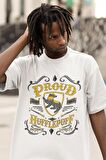 Proud Hufflepuff Baskılı Tişört, Erkek-Kadın Harry Potter Baskılı Tshirt