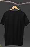 Sarı-Kırmızı Göz Detaylı Aslan Baskılı Tişört, Unisex Şık Tasarımlı Aslan Baskılı T-Shirt