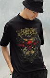 Avenged Sevenfold Baskılı T-shirt, Unisex Rock Metal Müzik Temalı Tişört
